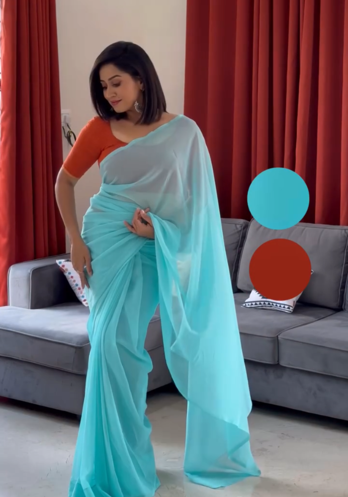 Divine Ready-to-Wear Georgette Saree Collection