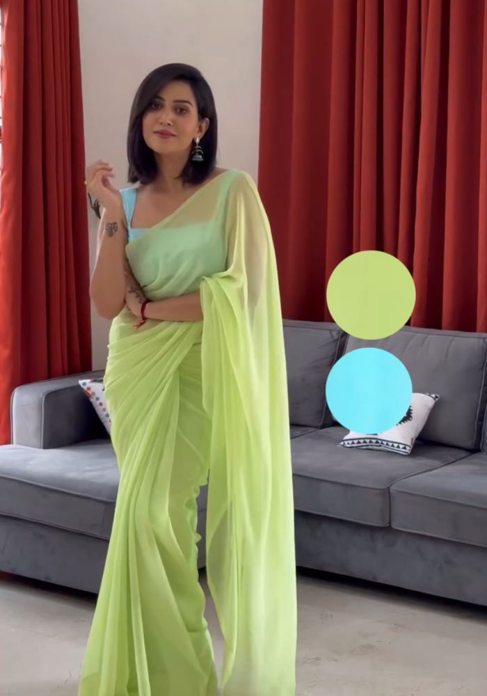 Divine Ready-to-Wear Georgette Saree Collection