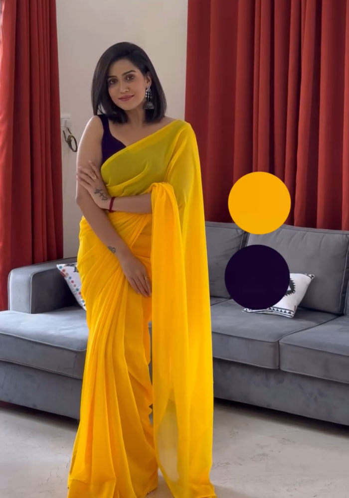 Divine Ready-to-Wear Georgette Saree Collection