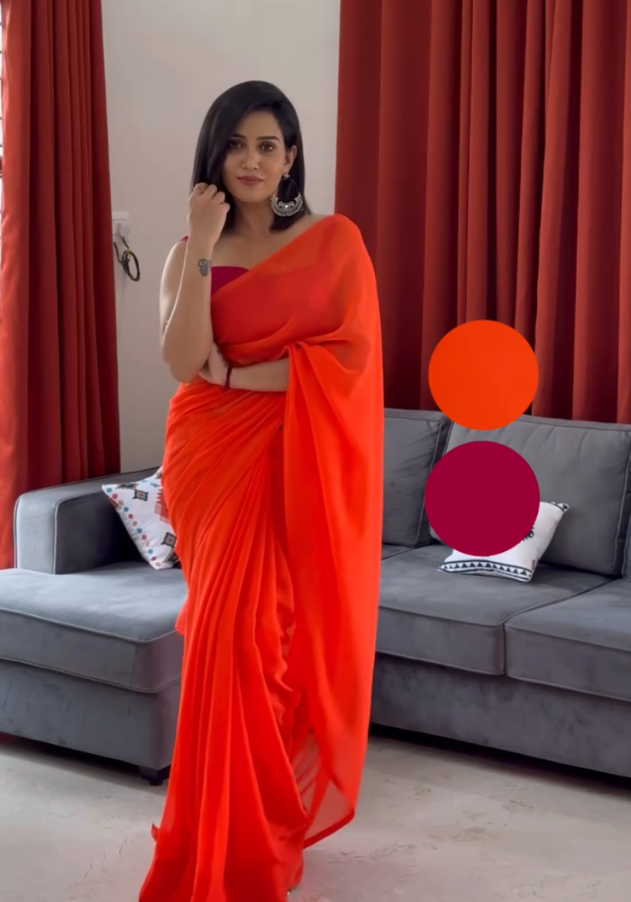 Divine Ready-to-Wear Georgette Saree Collection