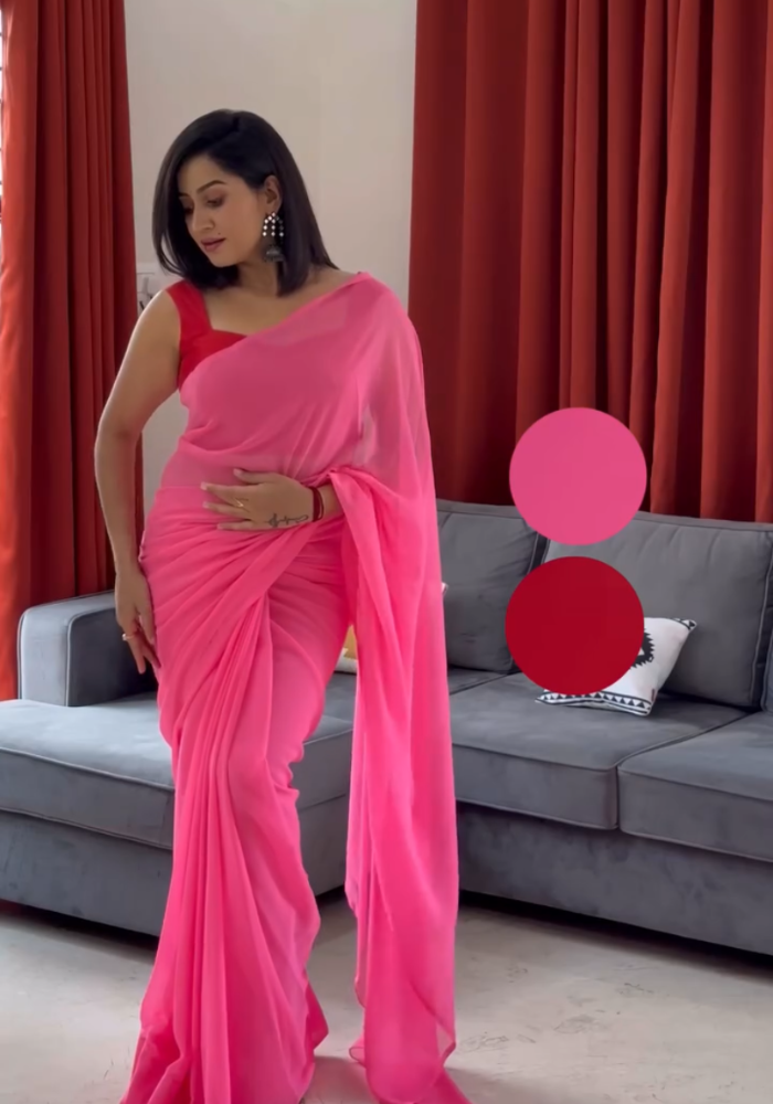 Divine Ready-to-Wear Georgette Saree Collection