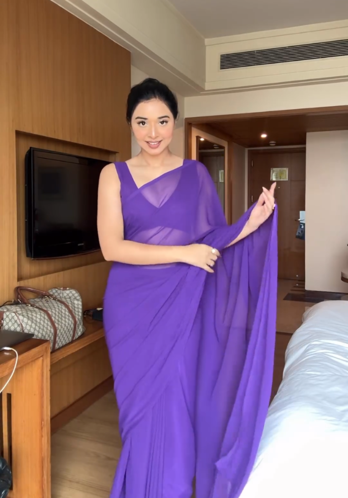 Stylish Georgette Ready-to-Wear Saree Collection