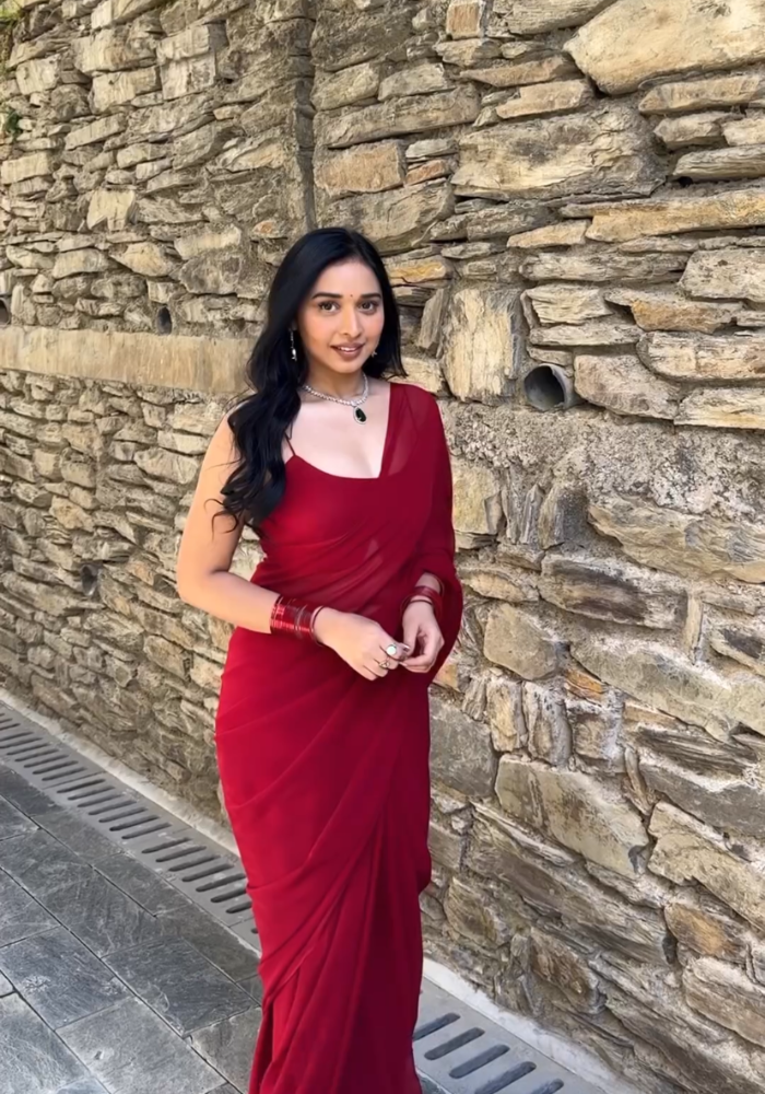 Stylish Georgette Ready-to-Wear Saree Collection