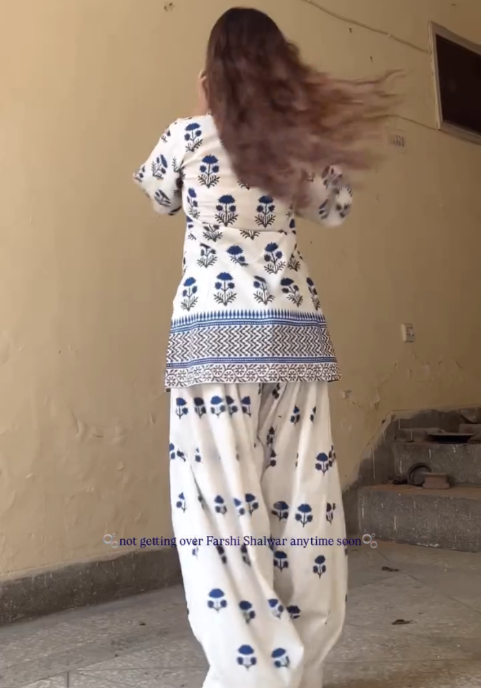 Indigo Bloom Farsi Cotton Set