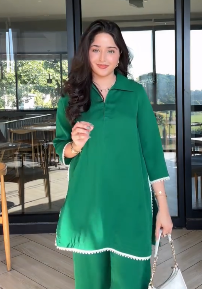 MD Emerald Classic Office Wear Co ord Set