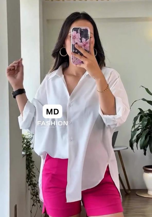 Premium Rayon Oversized Shirts and Short  Combo