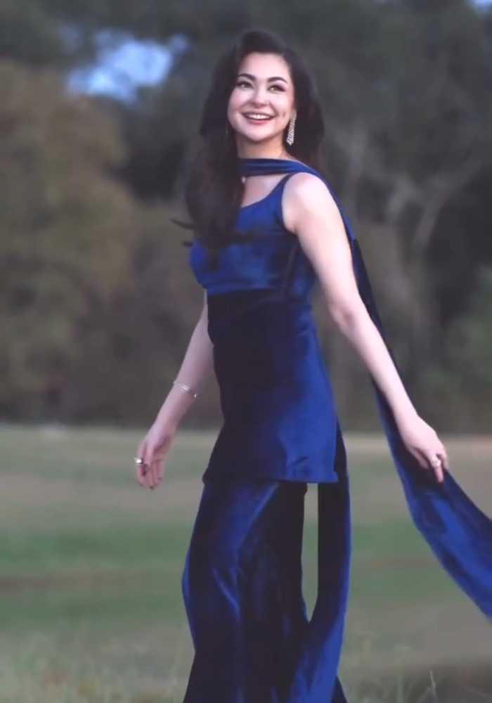 Royal Midnight velvet Glow – Inspired by Hania Aamir’s Effortless Charm