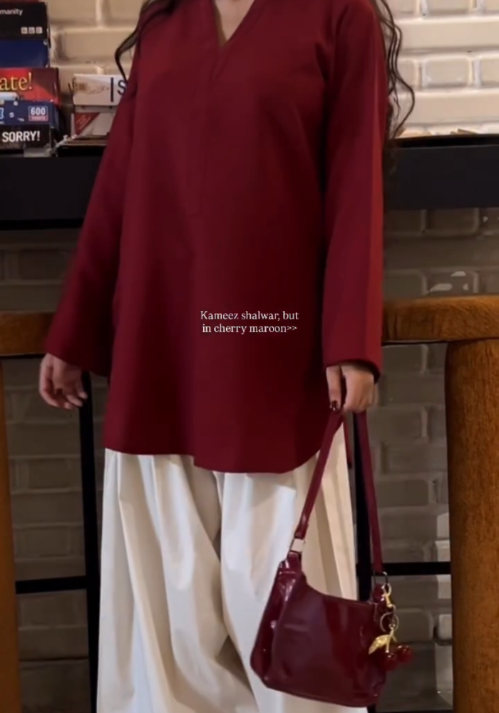 Cherry Maroon Farsi Grace