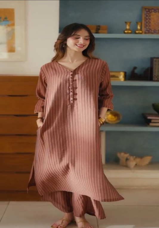 Summer Comfort Office Wear Co Ord Set
