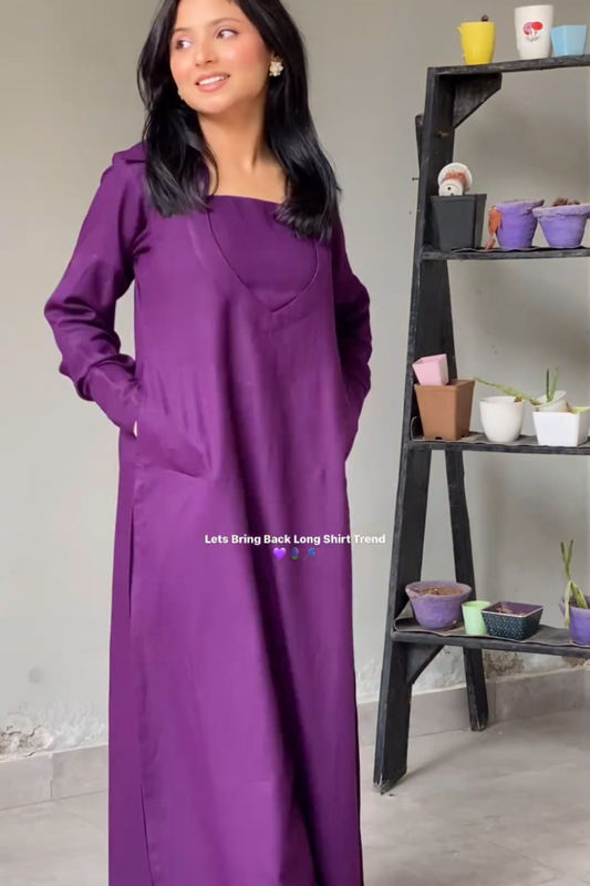 Pakistani Style Trendy Kurta Plazo Combo