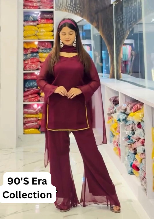 Retro Bollywood Glam – 3 Piece Suit Set