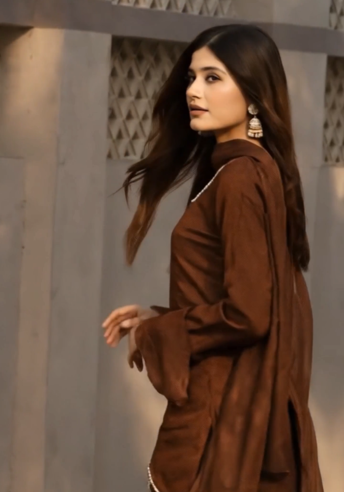 Cocoa Pearl – Jimmy Choo Kurti Pant Dupatta Set