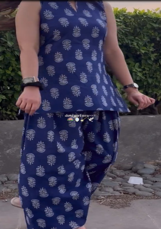 Indigo Heritage Co Ord Set