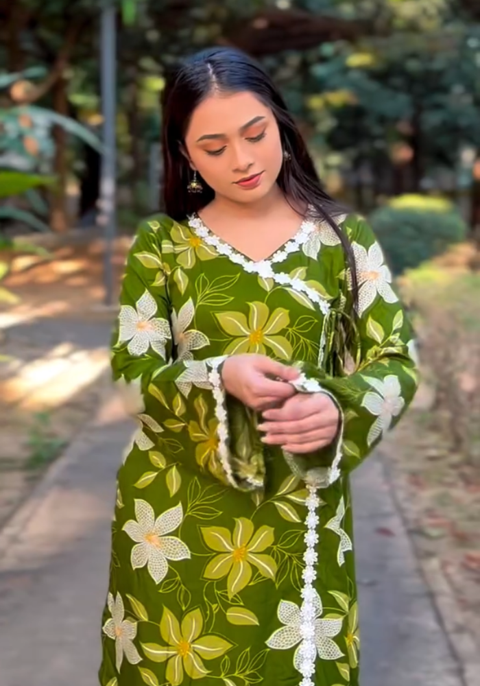 MD Sunlit Serenity – Summer Office Wear Cotton Luxe Set