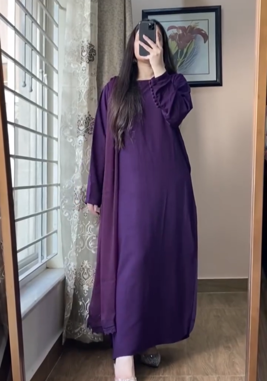 Royal Plum Pakistani Set