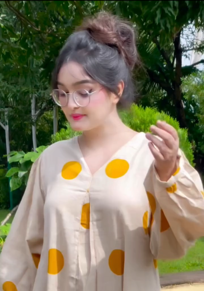 Golden Dots Kurta Pant Set
