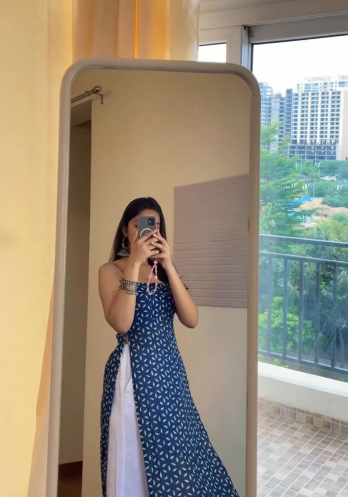 Cotton Calm:- Printed Cotton Kurta with Palazzo